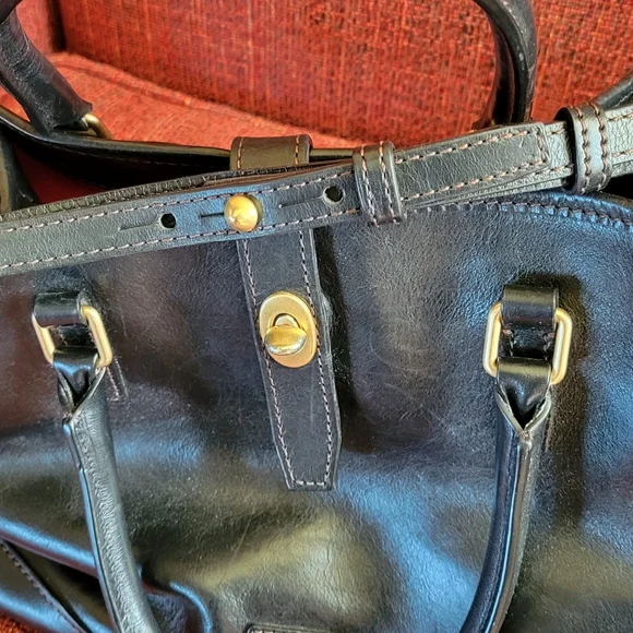 Dooney and Bourke Black Perry Satchel - Picture 6 of 14